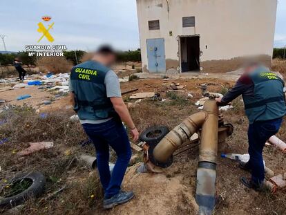 La Guardia Civil refuerza las actuaciones de vigilancia e inspección de recursos hídricos para evitar las extracciones ilegales de agua.