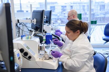 Los laboratorios de Foundation Medicine en Cambridge, junto a Boston (EEUU)