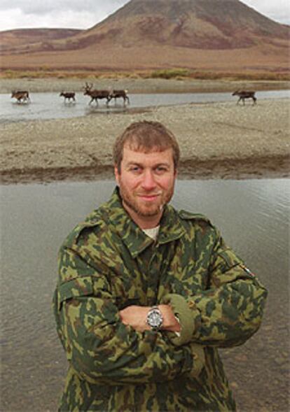 Román Abramóvich, en Chukotka, la provincia de la que es gobernador.