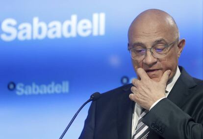 El presidente de Banco Sabadell, Josep Oliu