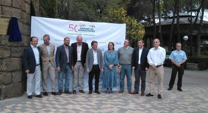 José Luis Martínez-Almeida, este sábado en el Parque de Atracciones de Madrid.