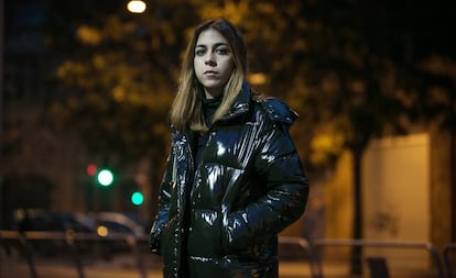 Nadia Sheikh, el sábado pasado en Barcelona, antes de su concierto en la sala Razzmatazz.