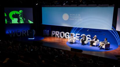 Mesa redonda sobre Oriente Próximo en la primera edición del World in Progress, el pasado 14 de octubre en Barcelona.
