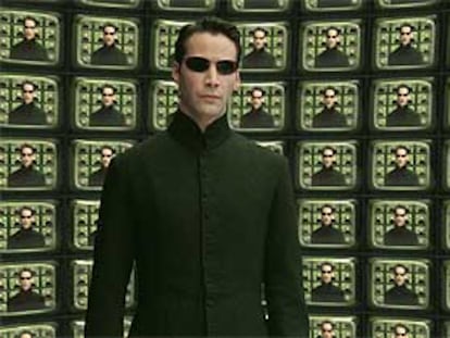 Keanu Reeves, en una escena de 'The Matrix reloaded'.