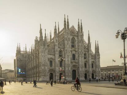 Catedral de Milán, de estilo gotico-lombardo.