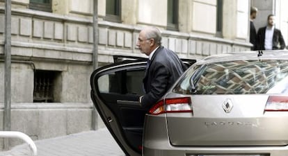 El expresidente de Bankia Rodrigo Rato, en la Audiencia Nacional