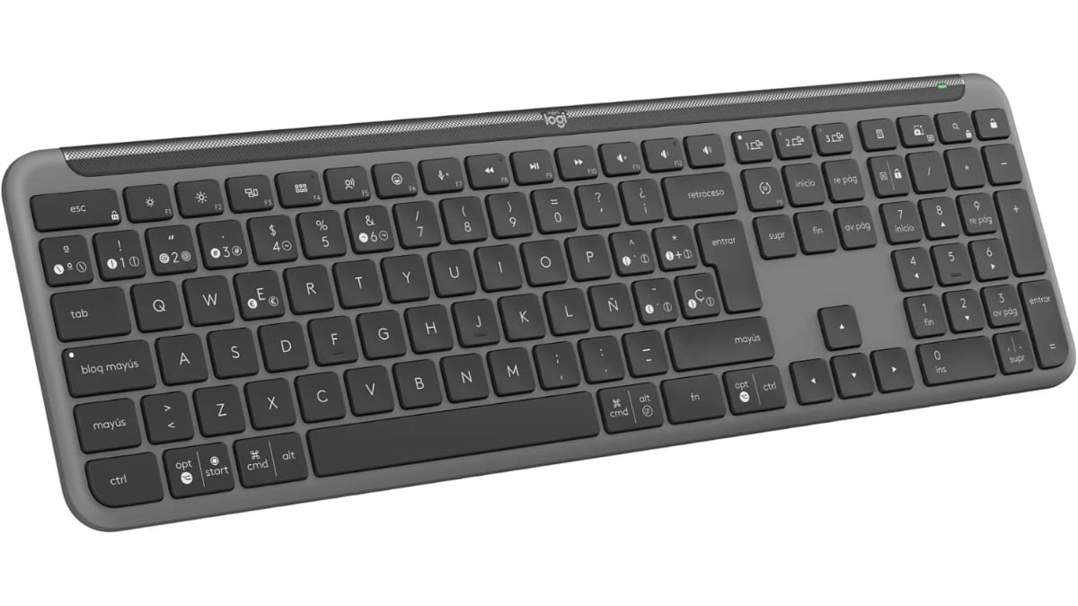 Teclado inalámbrico Logitech.