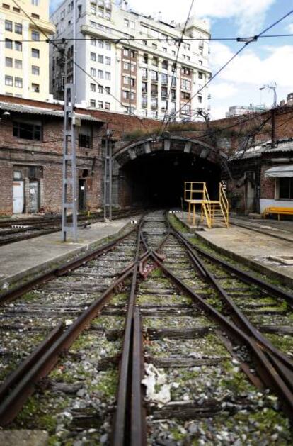 Cocheras del Metro de Madrid en Cuatro Caminos.