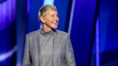 Ellen DeGeneres, en una emisión televisiva en agosto de 2020.