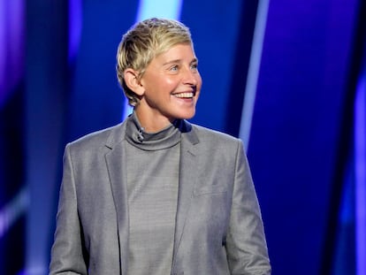 Ellen DeGeneres, en una emisión televisiva en agosto de 2020.
