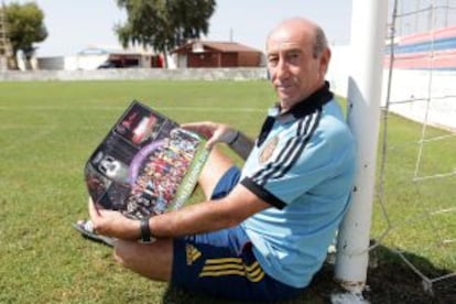 Francisco Jim&eacute;nez, en el campo municipal del Pilar de la Horadada.