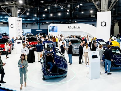 El stand de Astara en el Salón del Automóvil de Barcelona 2023.