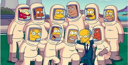 Fotograma de Los Simpsons.