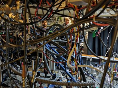 Una sala del Laboratorio Kastler Brossel, París.