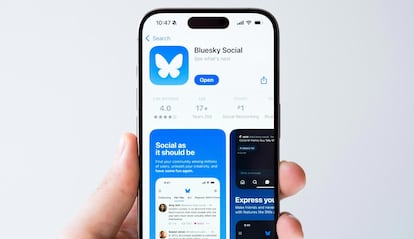 Aplicación móvil de Bluesky