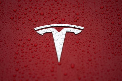 El logo de Tesla, en una imagen de archivo.