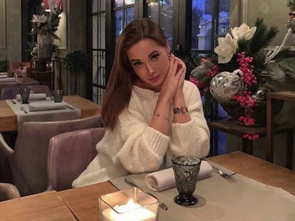 La 'influencer' rusa Ekaterina Karaglanova, en una imagen subida a su cuenta de Instagram.