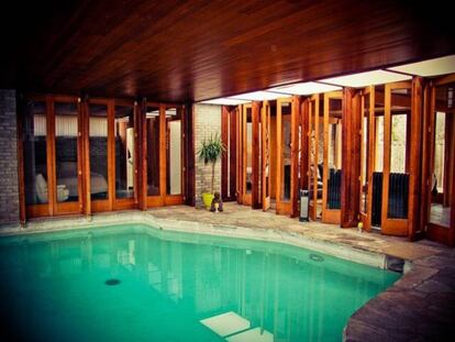 La piscina de la casa del actor.