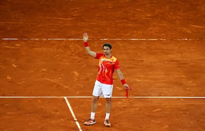 David Ferrer se despide de la Caja Mágica