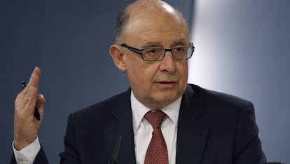 El minsitro de Hacienda en funciones, Crist&oacute;bal Montoro.