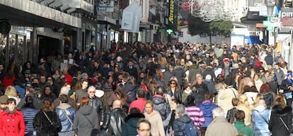La calle de Preciados, en Madrid, en una imagen de archivo.