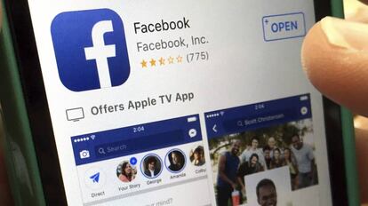Aplicación para móvil de la red social Facebook