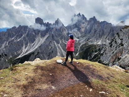 Mirador de los Dolomitas en Cortina d'Ampezzo, en la región italiana del Véneto.