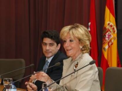 Aguirre inaugura de las jornadas 'Madrid 2020 y la Ingeniería de Caminos'.