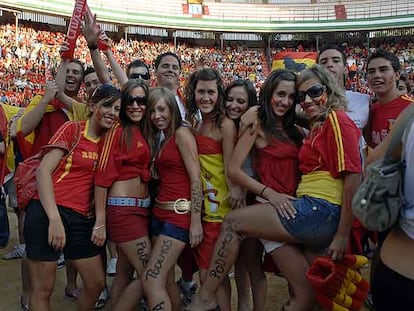 Aficionados, con la selección española