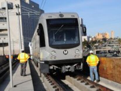 Tren del metro de Los Ángeles.