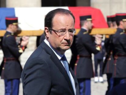 François Hollande, este lunes en París.