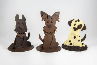 Figures de xocolata del Gremi de Pastisseria de Barcelona.