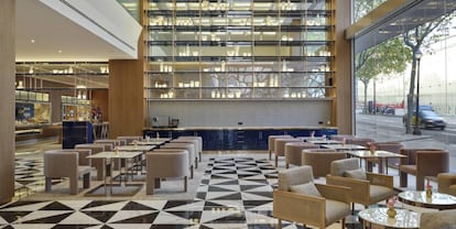 Interior del nuevo Intercontinental de Barcelona.