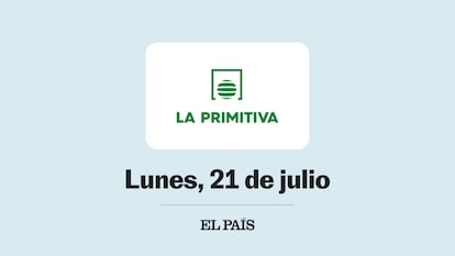 La Primitiva comprobar sorteo del lunes 21 de julio