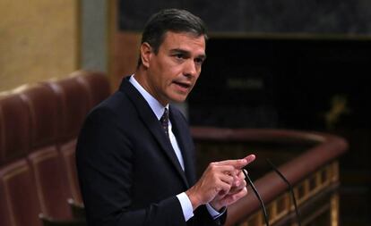 Acting Prime Minister Pedro Sánchez.