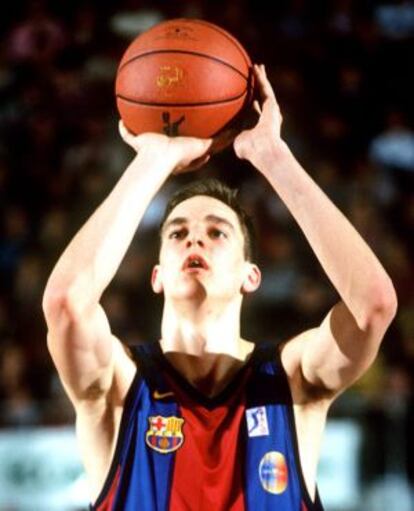 Pau Gasol, en el año 2000.