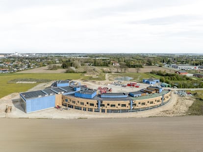 Construcción de la Escuela Primaria de Sundby (Dinamarca), de los arquitectos de Henning Larsen.