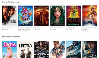 Contenido Google Play Películas