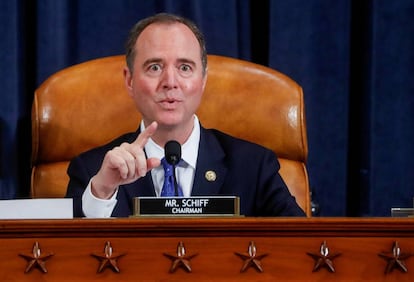 O chefe do Comitê de Inteligência da Câmara de Representantes, Adam Schiff. REUTERS