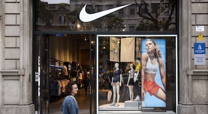 Una tienda de Nike en Barcelona