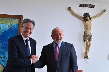 Lula y Antony Blinken G20 Brasil