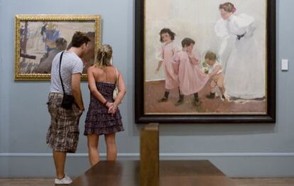 Una de las salas del Museo Sorolla que antes fue el estudio del pintor.