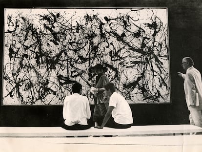 'Number 32', de Jackson Pollock, expuesto en la Documenta de 1959, que celebró el arte abstracto estadounidense frente a las escuelas figurativas del bloque comunista.