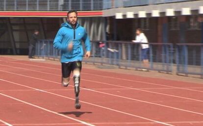 Oscar Pistorius ha vuelto a entrenar.