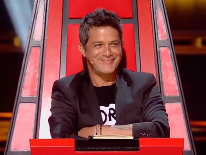 Alejandro Sanz, en 'La voz'.