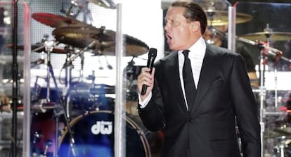 El cantante Luis Miguel, en una de sus &uacute;ltimas actuaciones.