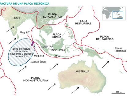 El planeta Tierra se fractura