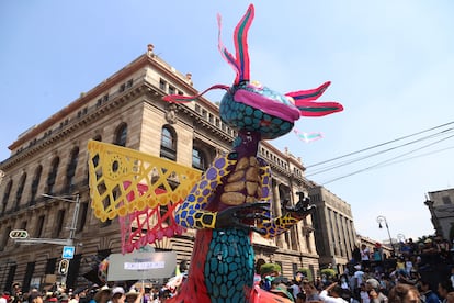 Un alebrije durante el desfile del año pasado.