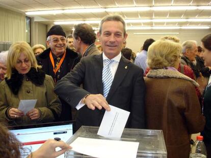 El candidato de Plataforma per Cataluña, Josep Anglada.