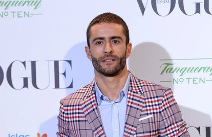 Pelayo Diaz en la exposición sobre Manolo Blahnik, el pasado martes, en el hotel Ritz de Madrid.